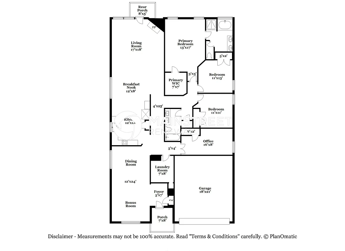Floor Plan - 3413 Evening Wind Rd