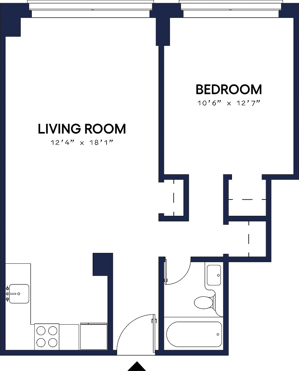 Floor plan One Bedroom