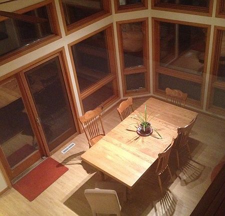 View of dining room : View of dining room from patio