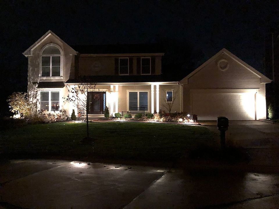 Night time view.