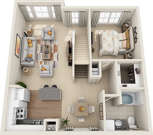 Floor plan B4