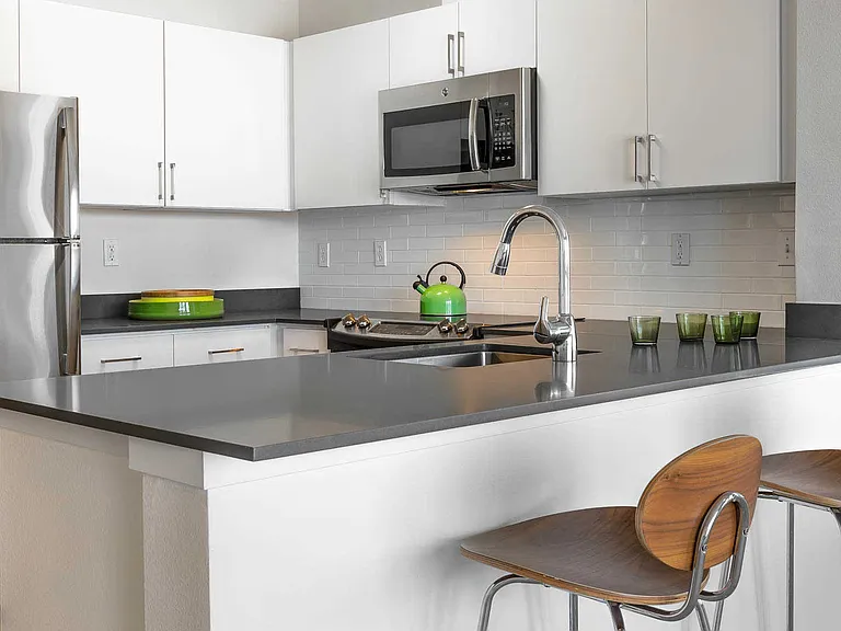 Kitchen with Stainless Steel Appliances