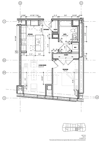 Floor plan Unit A1d
