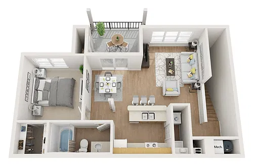Floor plan Coral Bark