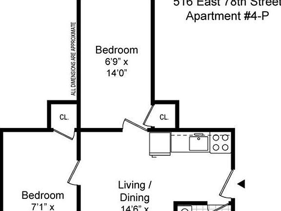 2nd image of 516 E 78th St APT 3P