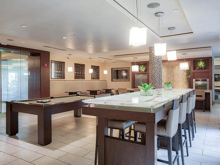 Plenty of room to lounge and entertain in the club suite