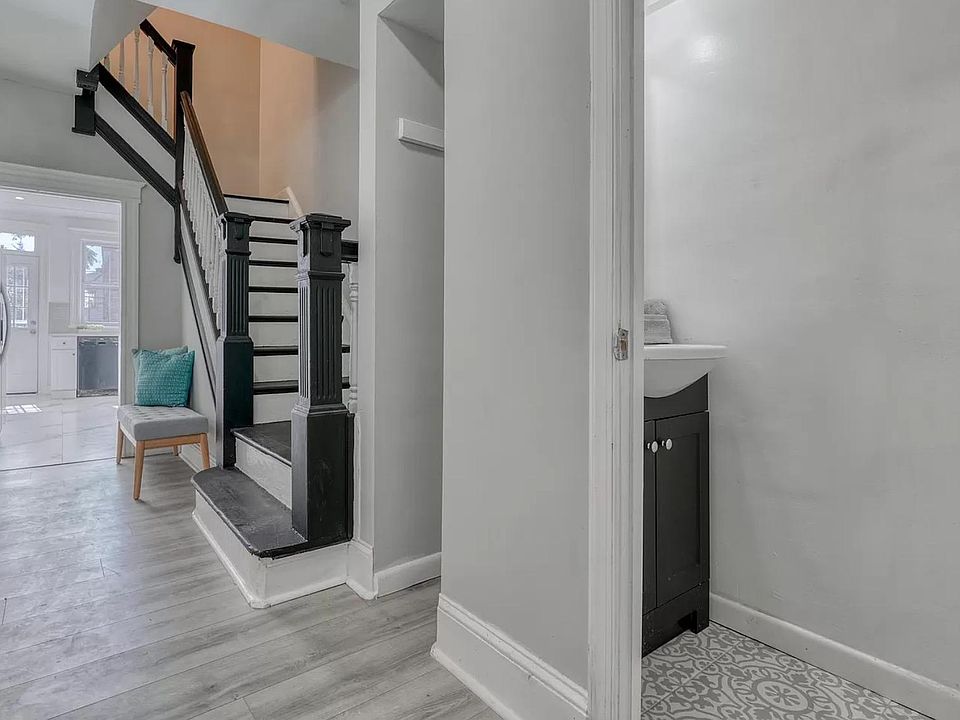 Half bathroom on main level