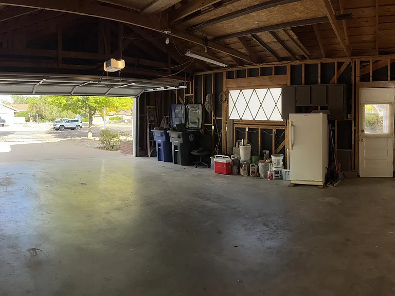 over sized 2 car garage