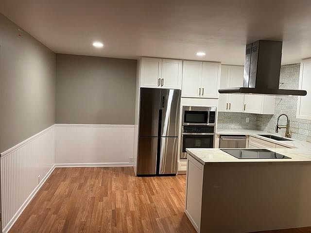 Kitchen from living room