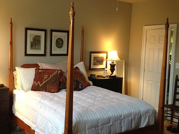 Master bedroom with large walk in closet