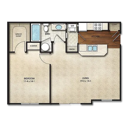 Floor plan Madison III