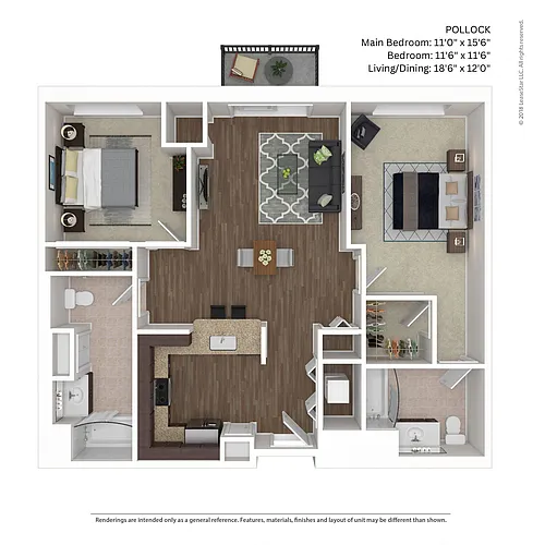 Floor plan Pollock