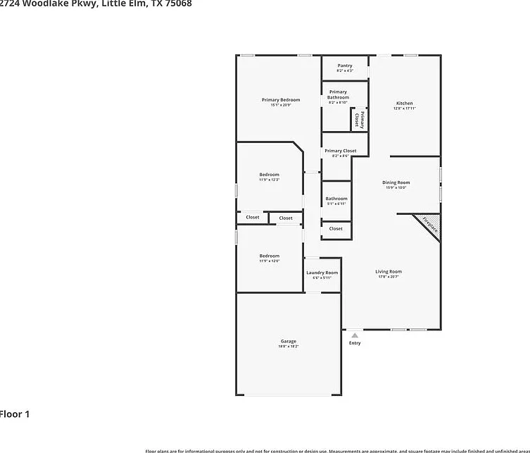 3 bed, 2.0 bath, 1868 sqft, $2,670 — Photo 2