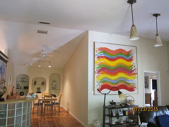 Dining Room and glass block 