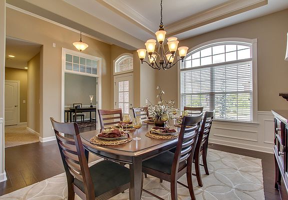 Durbin Dining Room with tray ceiling