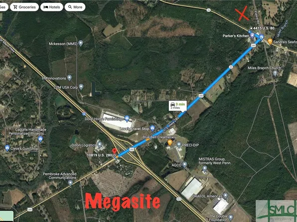 0 US 80 Highway, Ellabell, GA 31308