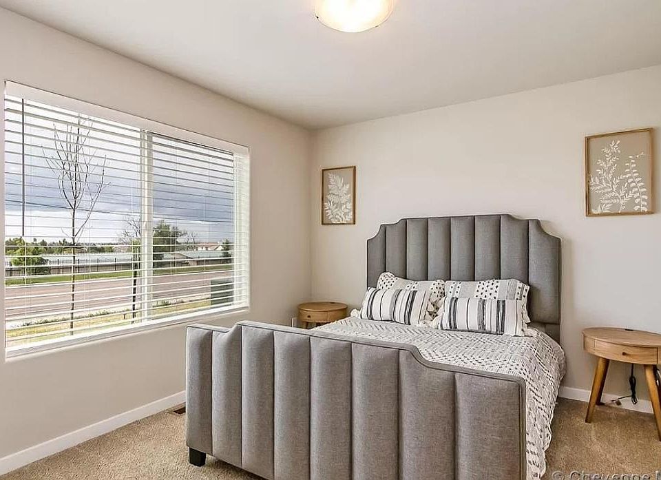 Unfurnished unit. Photo to show what unit could look like with furniture.