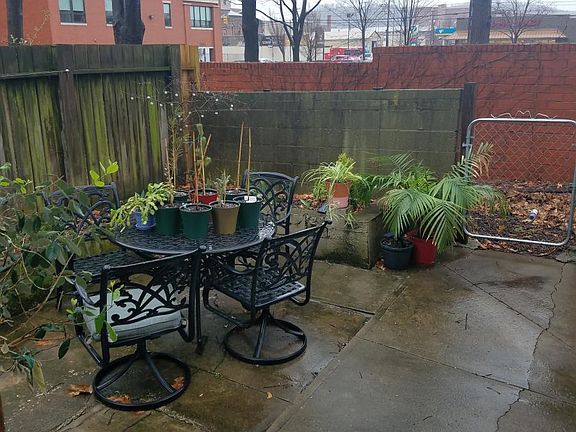 Fenced in Court Yard