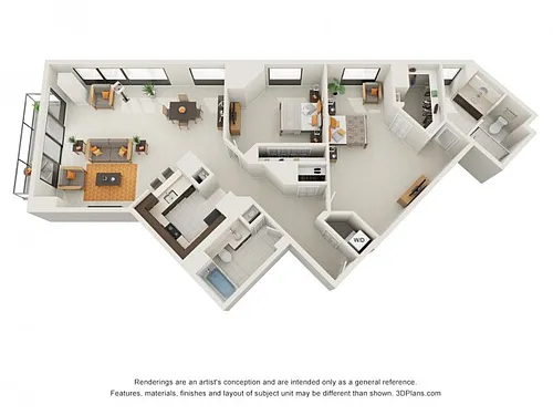 Floor plan The Midtown