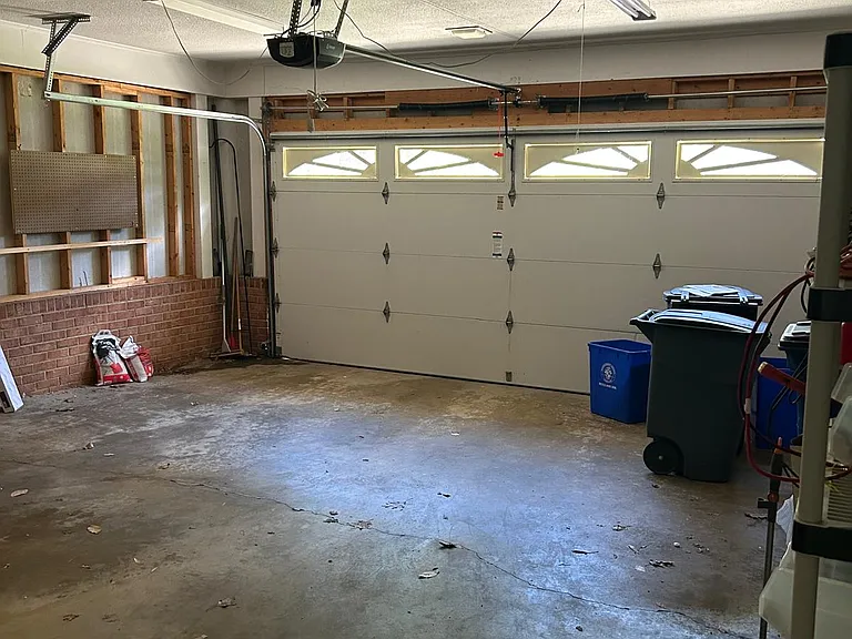 2-car garage with automatic opener