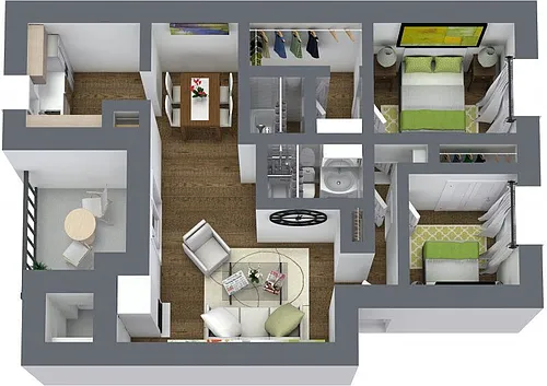 Floor plan B2 Traditional