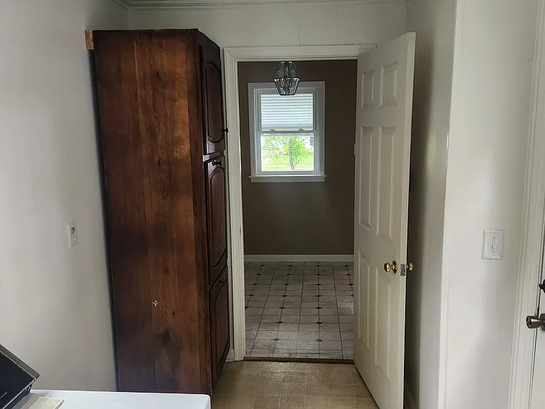 Coming in from back door