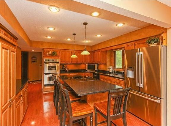 Loads of cabinetry space.  Lovely granite counters and newer appliances