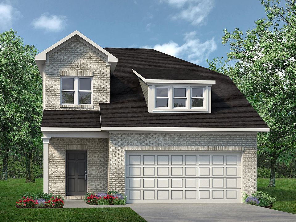 The Sparrow II- Elevation H. Home under construction. Sample floor plan photo used for illustrative