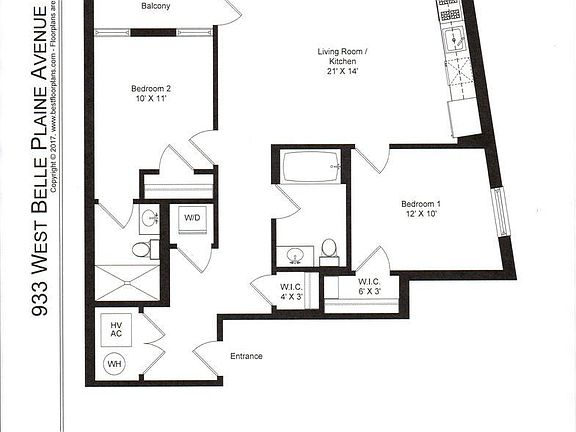 3rd image of 934 W Belle Plaine Ave #306