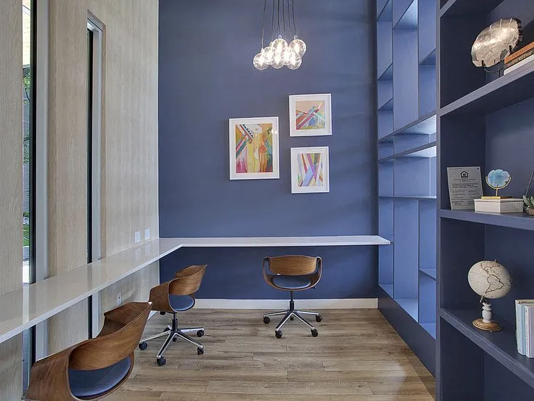 Private work stations for our residents