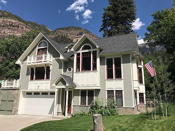 Back, alley side of house