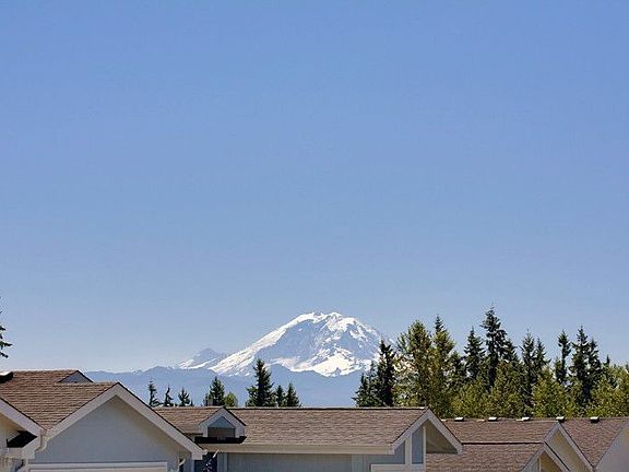 Stunning view of Mt Rainier from the living room...enjoy!