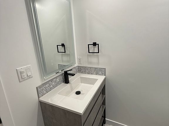 Bathroom vanity.