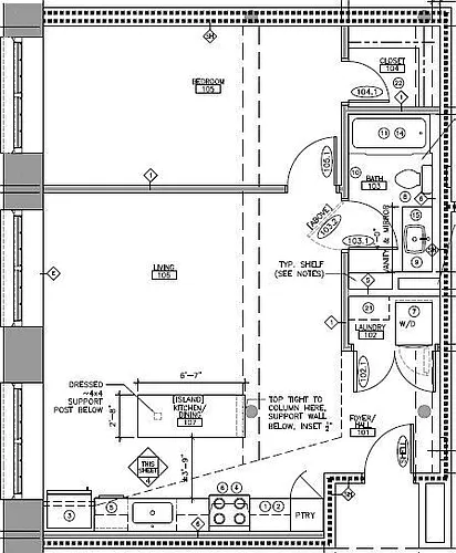 Floor plan 1B