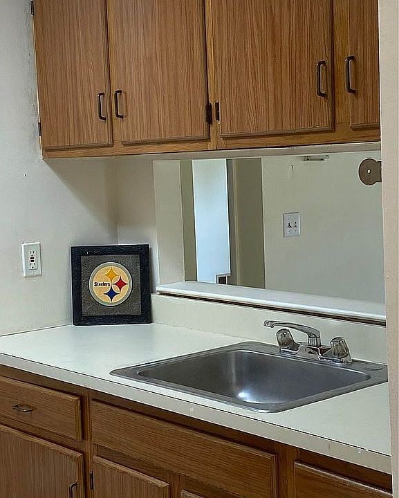 Kitchen with pass thru