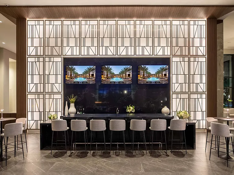 Evenings come alive in our stylish kitchen lounge and bar space