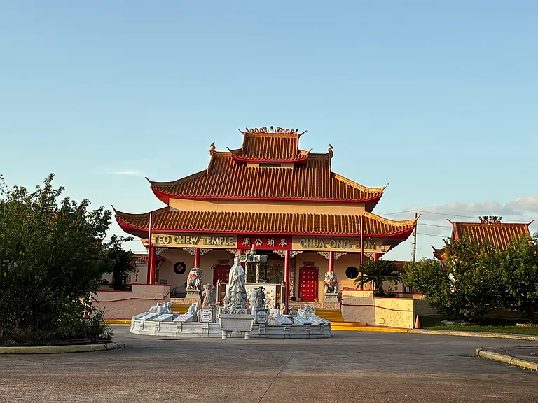 Another view of the nearby Temple