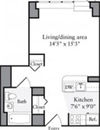 2nd image of 510 W 52nd St APT 12E