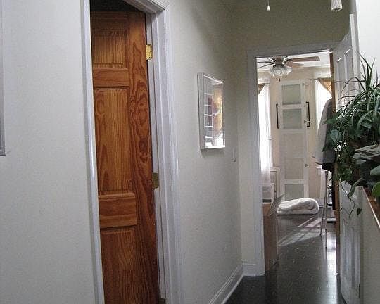 hallway on 2nd floor- access to both bedrooms and bathroom w