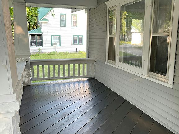 Cozy front porch for evening cocktails