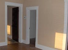 Bathroom & kitchen doorways.
