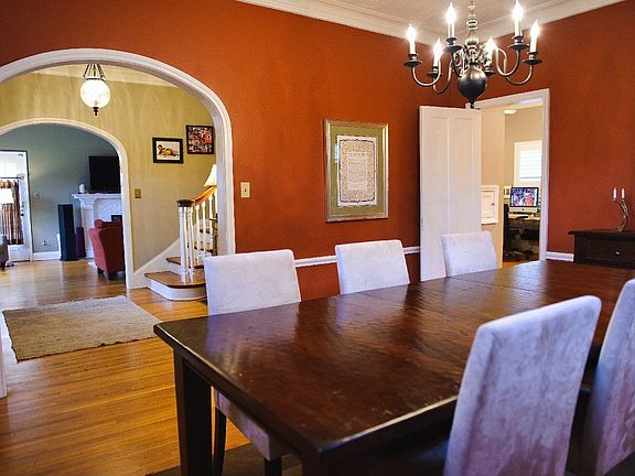Formal dining will accommodate large seating