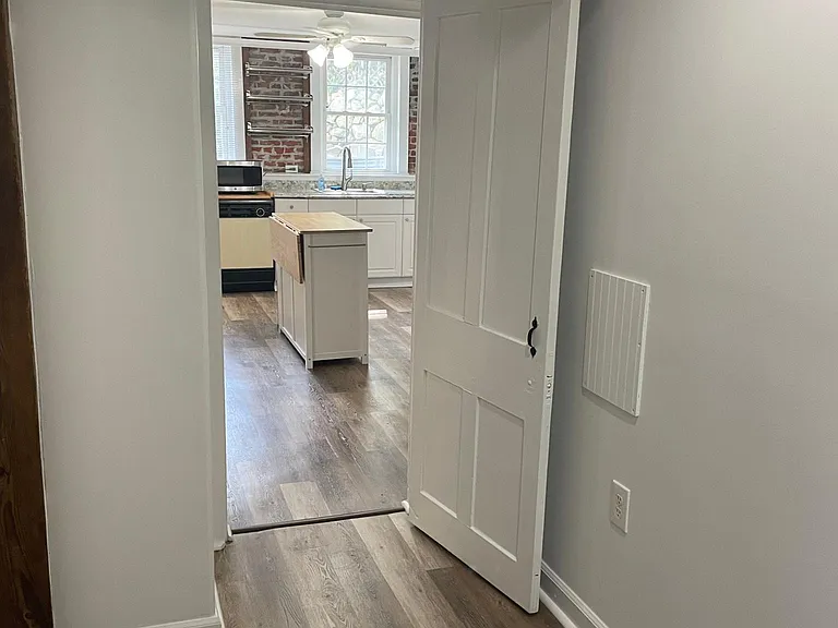 Office facing kitchen.