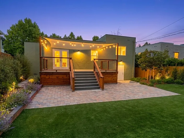 Back yard evening
