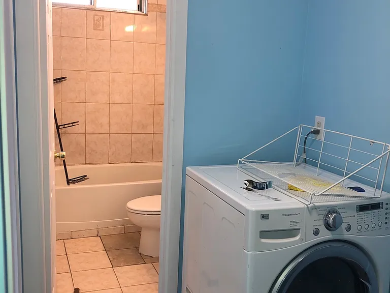 Washer and dryer included. Renovated bathoom-