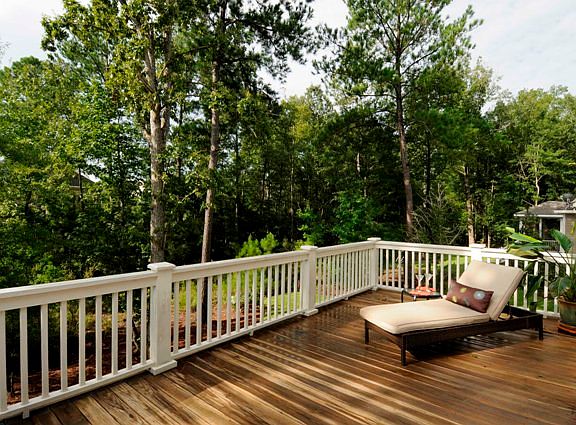 Catch some rays on the back deck