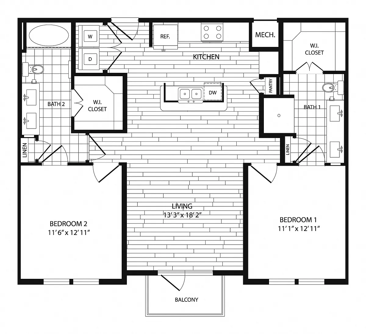 Floor plan B3