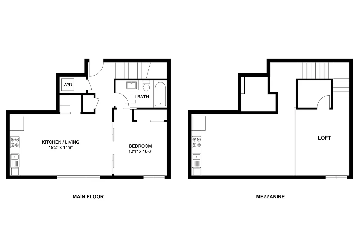 Floor plan Plan N: Loft Collection