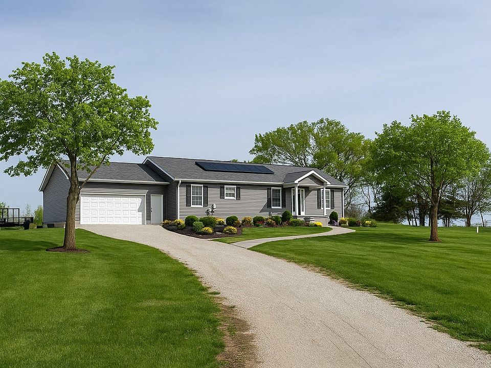 Photo is enhanced to show future landscaping ideas