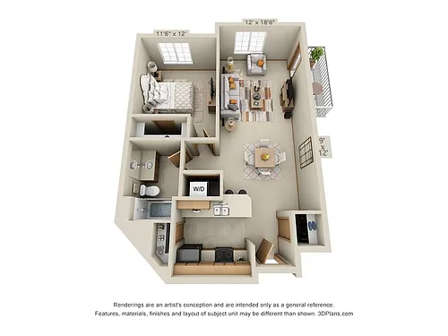 Floor plan Monroe